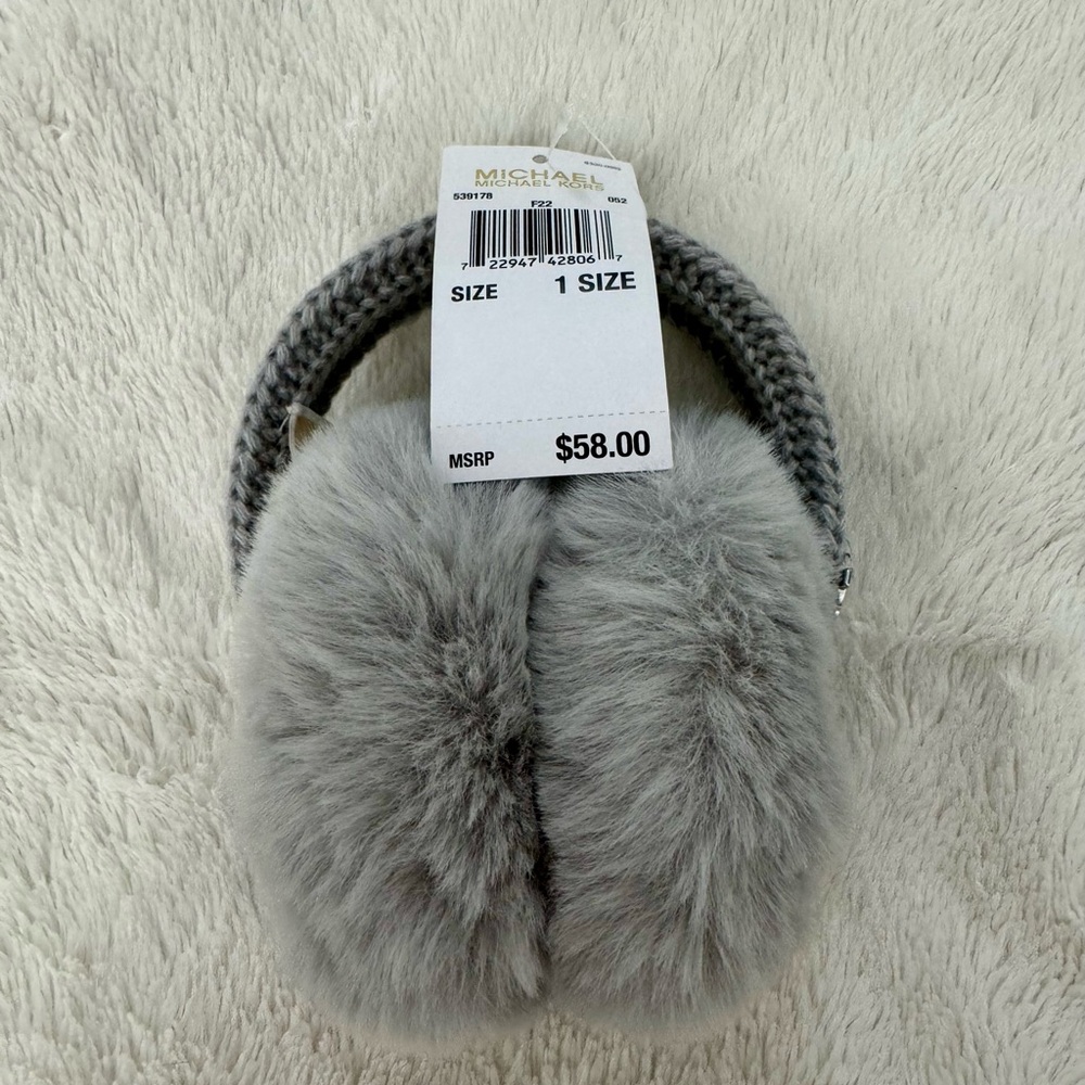 Michael Kors Gray/Silver Ear muffs